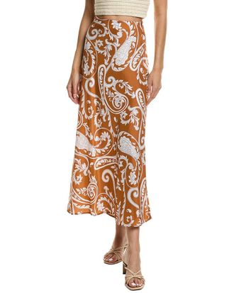 Tyler B&ouml;e Edie Silk Midi Skirt