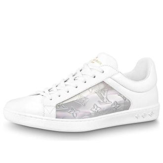 Louis Vuitton Luxembourg Sneakers White with Silver Monogram 1A8MAH