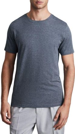 Reiss Bless Marl T-Shirt in Airforce Blue Melange at Nordstrom, Size X-Large