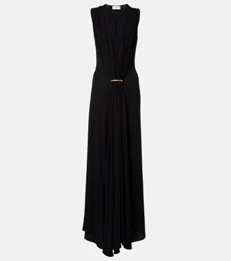Sportmax Draped maxi dress