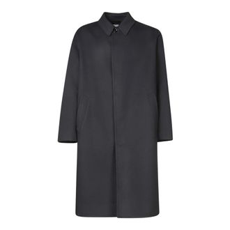 Lardini Zwarte Jas - Heren - Mantel - Zwart - XL - Jassen