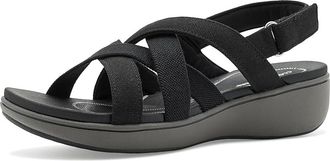 Clarks Breezerae Ana Womens Wedge Shoes Black Canvas : 8.5 B - Medium, Textile