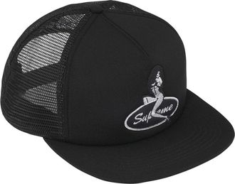 SUPREME Mesh Back 5-Panel - Heren - Petten - Zwart - ONE Size - Polyester - Accessoires