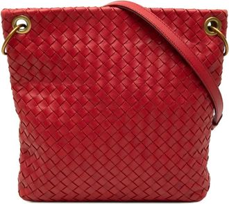 Bottega Veneta Borsa a tracolla Intrecciato in nappa 2007 - Rosso