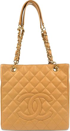 Chanel Borsa tote Petite Shopping PST 2005 - Toni neutri