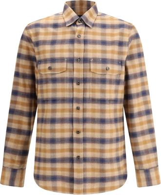 Brioni Camicia a quadri - Toni neutri