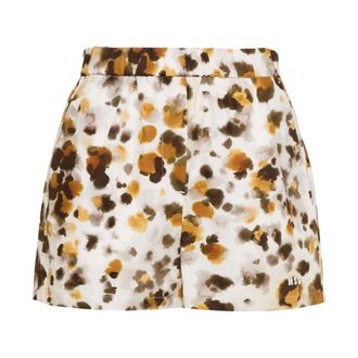 Msgm Msgm, Korte Broeken, Dames, Veelkleurig, M, Katoen, Casual Shorts