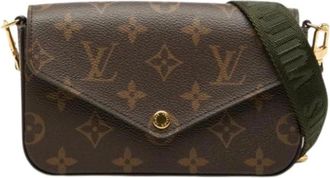 Louis Vuitton Pre-owned Felicie Strap and Go - Dames - Vintage Schoudertas - Bruin - ONE Size - Vintage