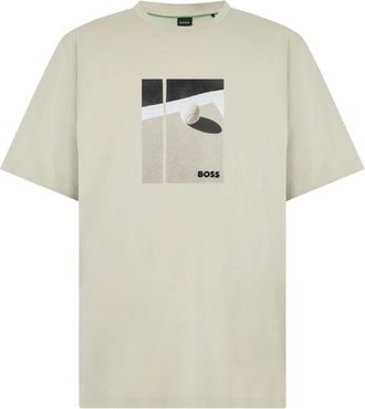 HUGO BOSS Join T-Shirt - Heren - T-shirts - Beige - XL - Katoen - Tops
