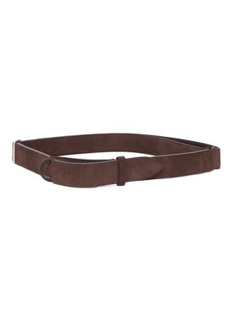Orciani Smooth Calf Leather Belt With Polished Finish