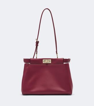 Fendi Shopper Peekaboo Small in pelle