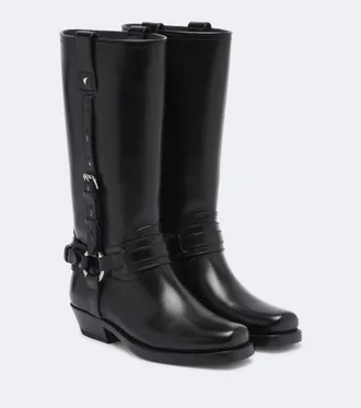Fendi Botas biker de piel