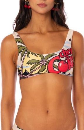 Maaji Gwen Reversible Bikini Top in White at Nordstrom Rack, Size X-Small