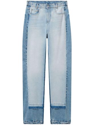 Stella McCartney Tweekleurige jeans - Blauw