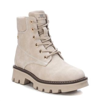 Xti Womens Biker Booties In Light Beige