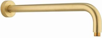 Crosswater Union Douchearm - 40cm - wand - geborsteld messing