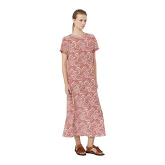 Max Mara Crespo Jurk - Dames - Casual kleedjes - Roze - S - Kleedjes