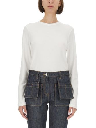 Helmut Lang T-Shirt With Logo-Donna