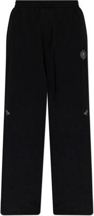 Balenciaga Sweatpants, male, Black, Size: XL 3B Football Baggy Sweatpants