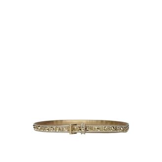 Prada Accessoires, Dames, Geel, ONE Size, Leer, Leren Riem