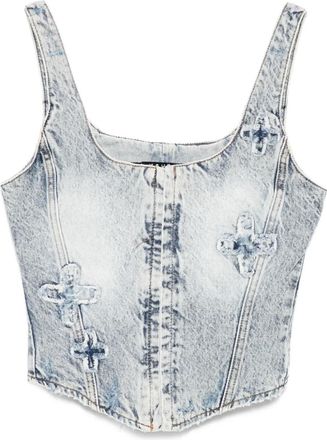 Ksubi Top denim Gigi Klassic Kraftwerk in denim - Blu