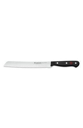 W&uuml;sthof Gourmet 8-Inch Bread Knife in Black at Nordstrom