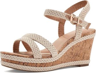 Dune London Kipling Womens Wedge Shoes Ecru : 36.5 (US Womens 6.5) B - Medium, Synthetic