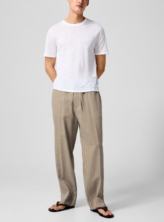 Officine G&eacute;n&eacute;rale Mens Nelson pyjama stripes lounge pant
