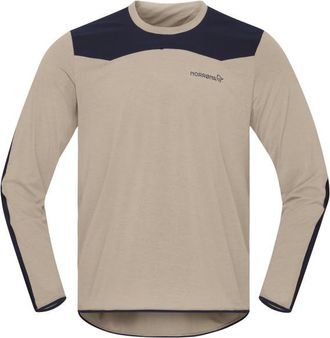 Norr&oslash;na Skibotn Equaliser Tech Long Sleeve Velotrikot f&uuml;r Herren | beige