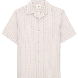 Fortela Prequel Short Sleeve Cotton Shirt in Brown at Nordstrom, Size 44 Eu