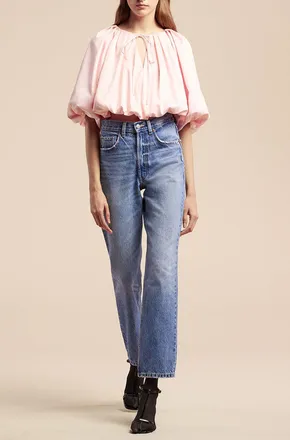 Rebecca Taylor Sateen Bubble Top
