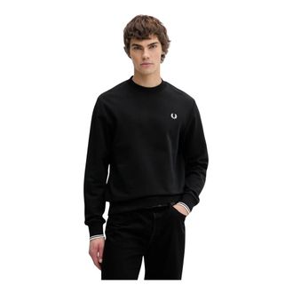 Fred Perry Hoodies & sweatvesten, Heren, Zwart, M, Sweatshirts