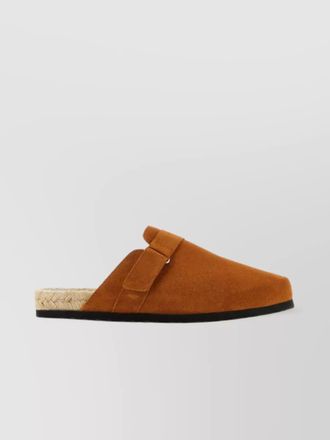 Maneb&igrave; suede leather slippers
