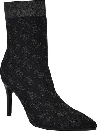 Guess Richerynt Knit Stiletto Bootie in Black at Nordstrom Rack, Size 9.5