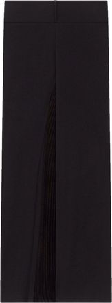 Courr&egrave;ges Belted Waist Trousers with Pleat Detailing
