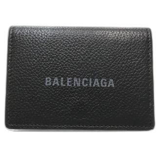 Balenciaga Black Leather Wallet (Tri-Fold) (Pre-Owned)