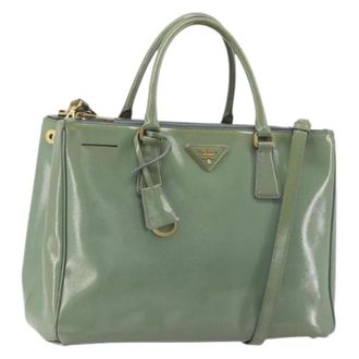 Prada Pre-owned Handbags, female, Green, Size: ONE SIZE Pre-owned Vintage Hand Bag