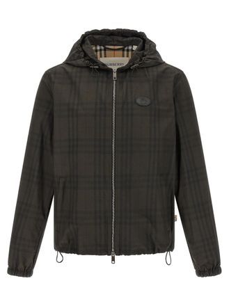 Burberry Dark Olive Check Jacket