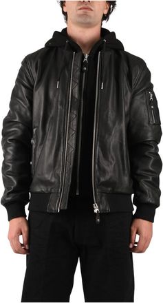 Schott NYC Bomber Ma-1 - - Jackets - Uomo - Nero - XL