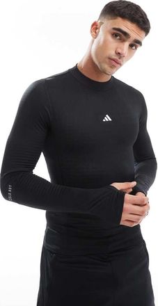 adidas adidas - Training Tech Fit Cold Ready - Maglietta nera a maniche lunghe-Nero