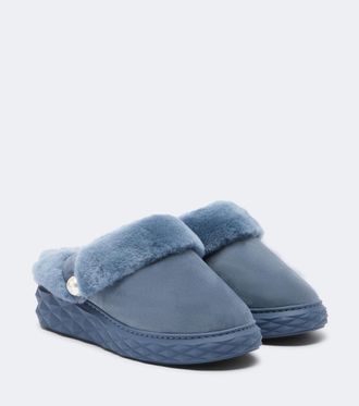 Jimmy Choo London Mules Diamond de ante con plataforma