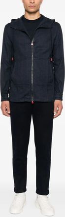 Kiton Womens Hooded Zip-Up Jacket Aw25 M