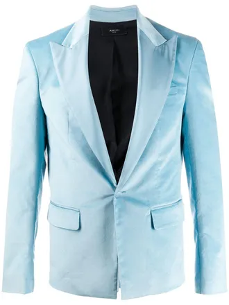 Amiri Blazer con scollo profondo a V - Blu
