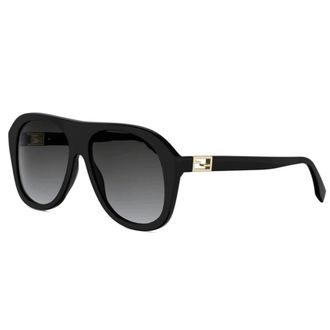 Fendi Fe40223I Zonnebril - unisex - Accessoires - Zwart - Maat: ONE Size