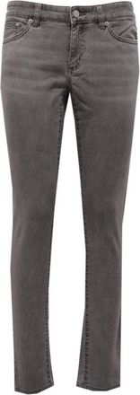 Michael Kors Skinny Grijze Broek Gunmetal Model - Dames - Slim Fit Jeans - Grijs - 2XS - Jeans