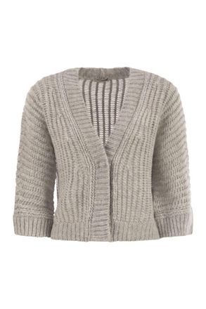 PESERICO Wollen en Alpaca Gaascardigan