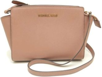 Michael Kors Pre-owned Cross Body Bags, female, Pink, Size: ONE SIZE Pre-owned Plastic shoulder-bags