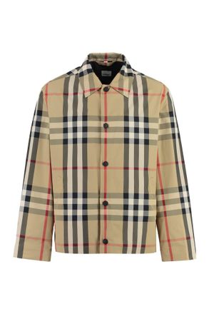 Burberry Beige Shirt Collar Jacket
