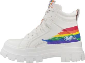 Buffalo Schoenen, Dames, Wit, 39 EU, Leer, Aspha NC Mid