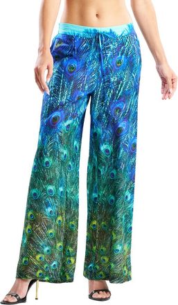 Natori Peacock Cotton Voile Pant